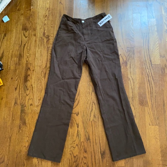 Dream Jeans wide Leg Brown Size 8 - Picture 1 of 4